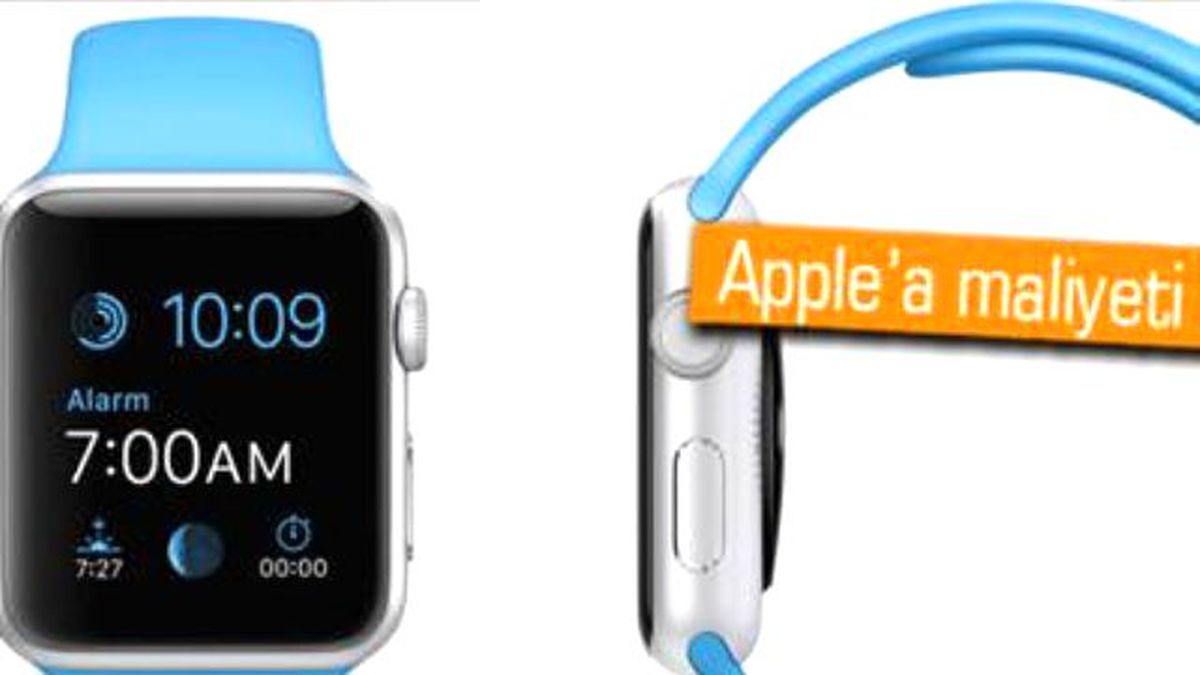349 Dolarlık Apple Watch\'un Maliyeti Ne Kadar?