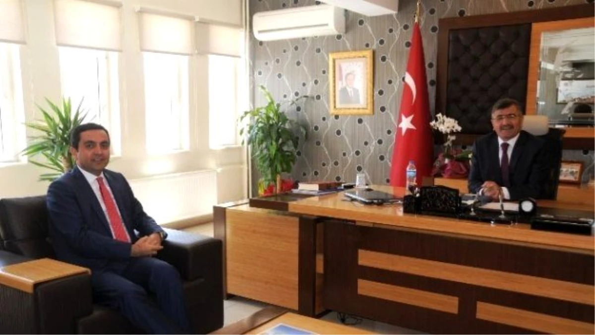 Başkan Bahçeci\'den Başkan Akdoğan\'a Ziyaret