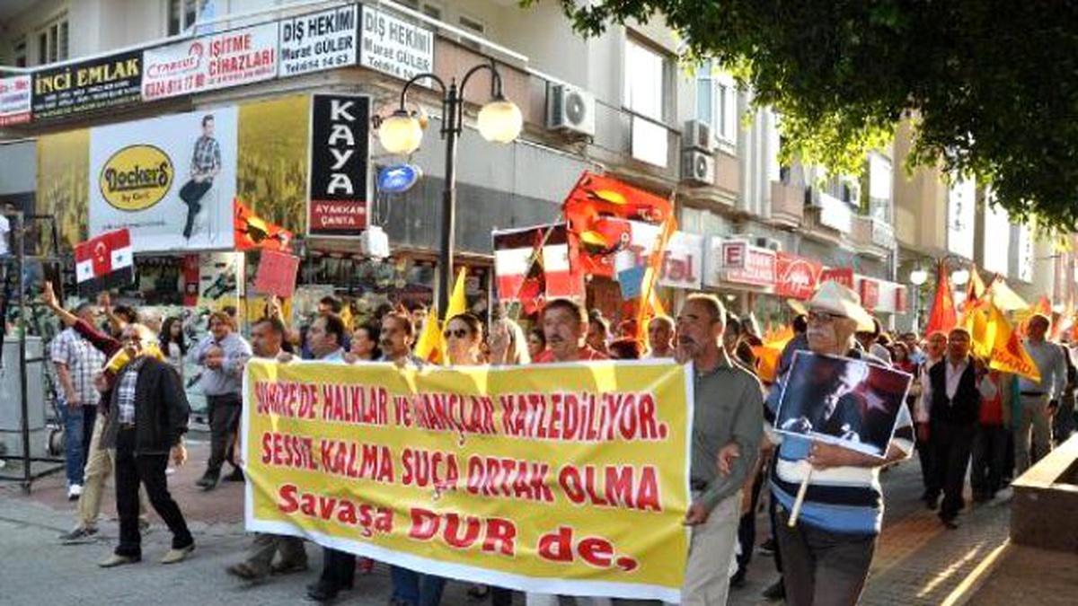 Civil Organisations And Parties Protest Alevi Killings İn Syria