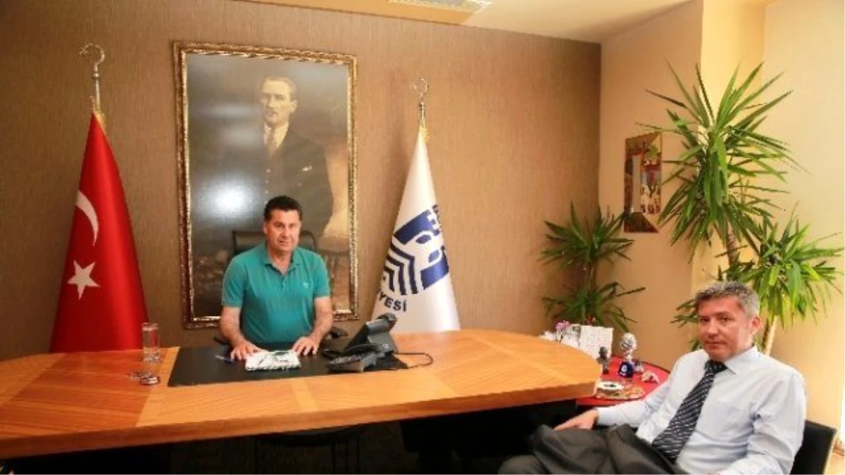 DYP Muğla Adayo Deniz\'den Başkan Kocadon\'a Ziyaret