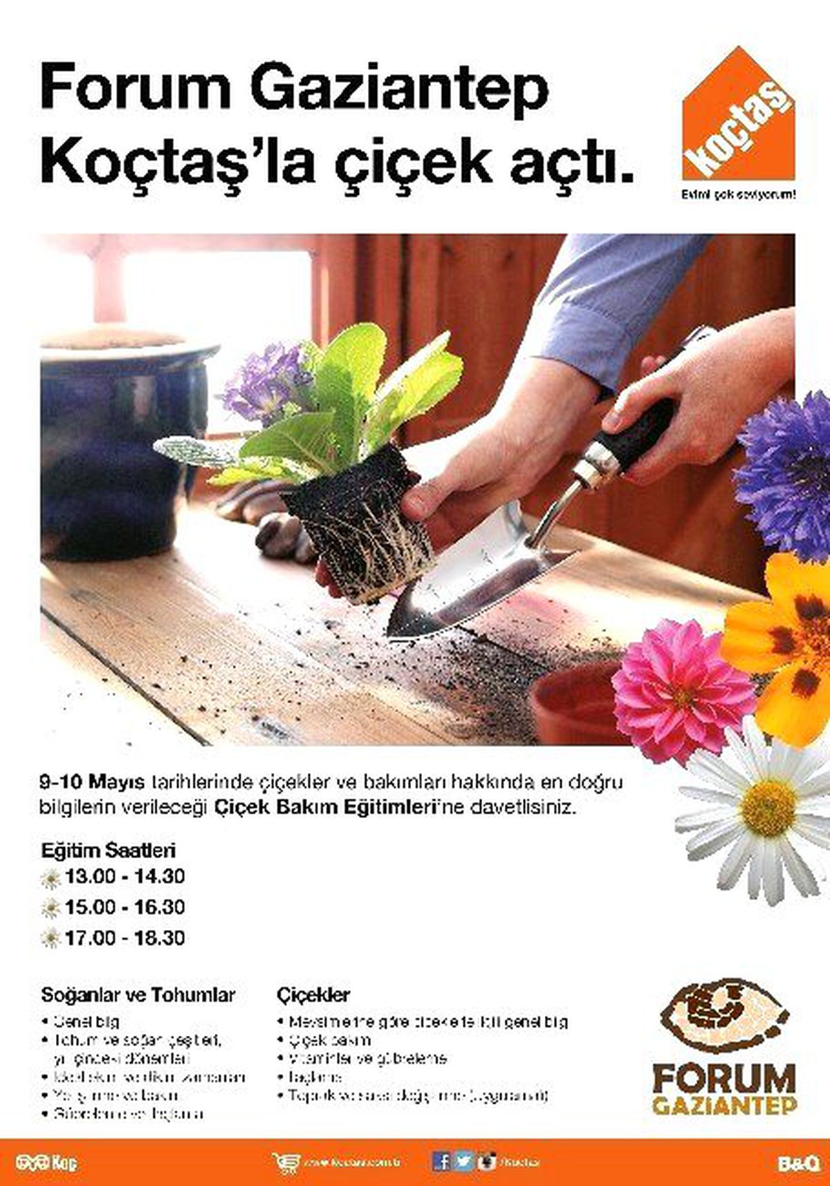 Forum Gaziantep Koçtaş\'la Çiçek Açıyor