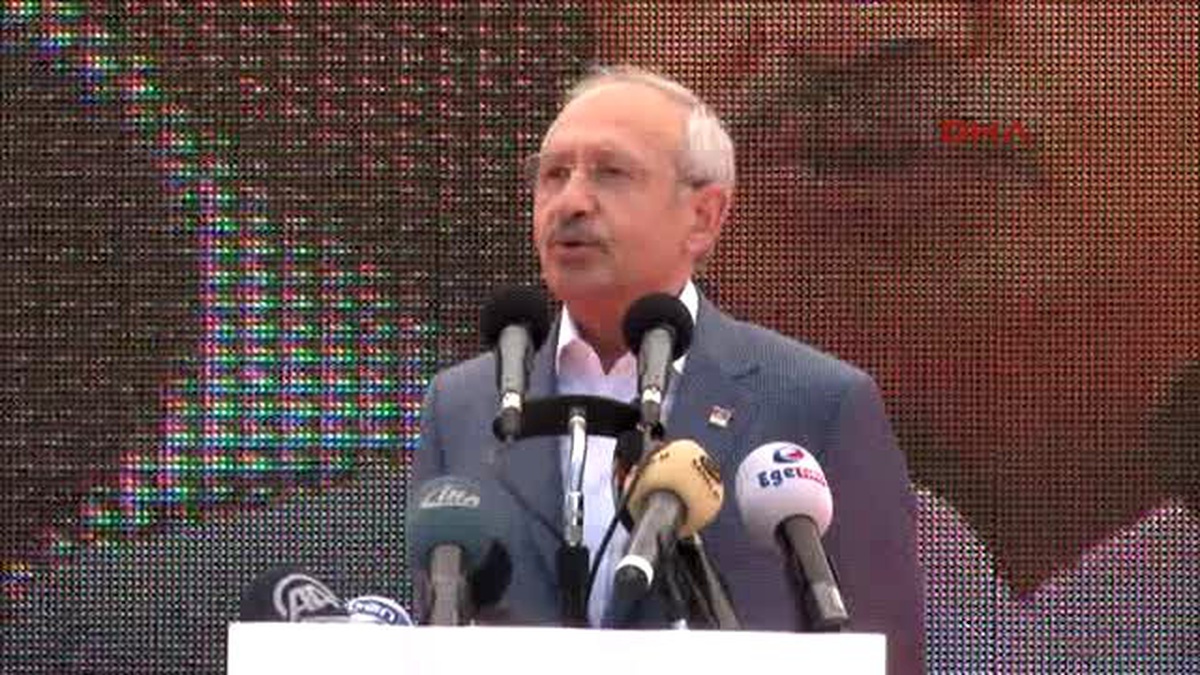 İzmir Kemal Kılıçdaroğlu\'na, İzmir\'de Coşkulu Karşılama