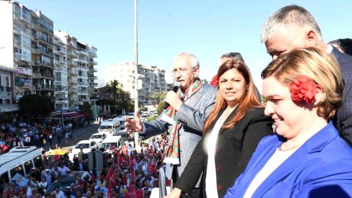 Kemal Kılıçdaroğlu\'na, İzmir\'de Coşkulu Karşılama (6)