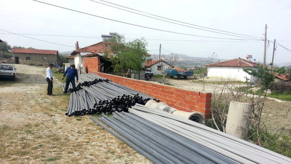 Selendi Kınık\'ın Altyapısı Yenilendi