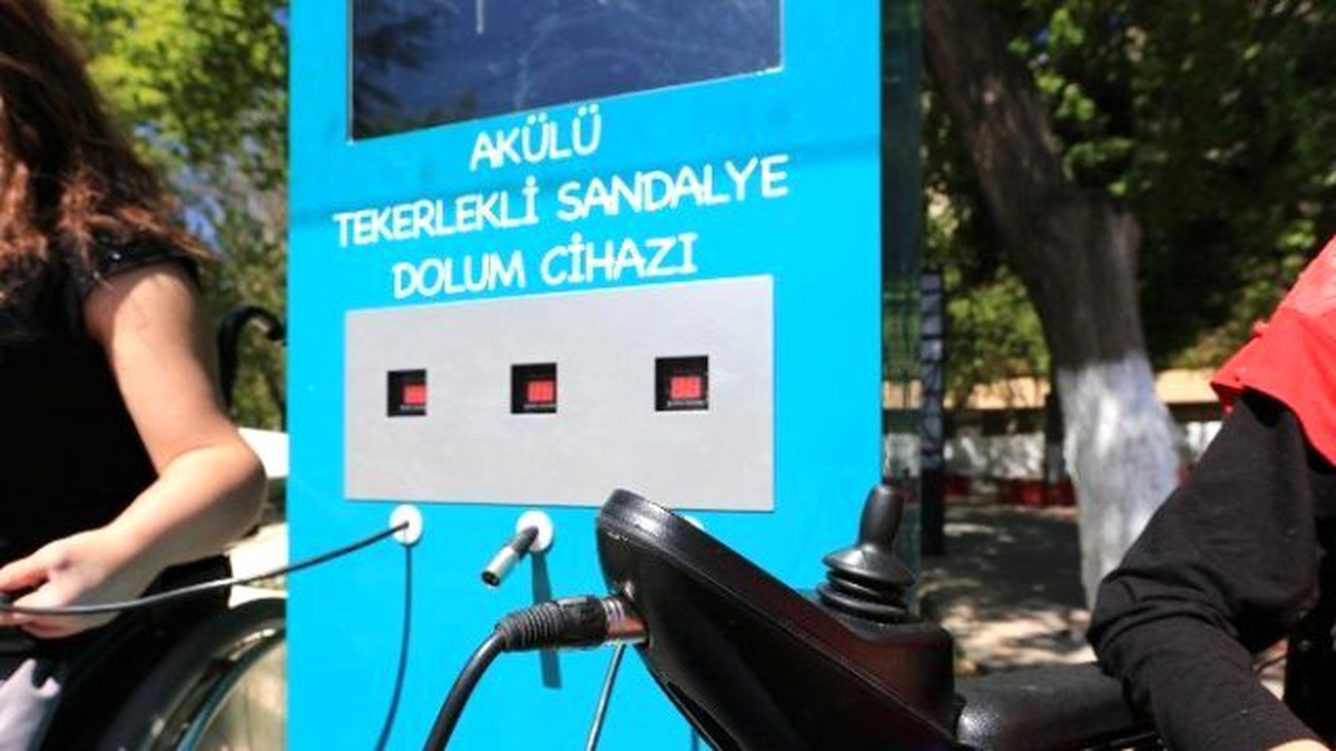 Büyükşehir\'den Bedensel Engellilere Akülü Şarj İstasyonları