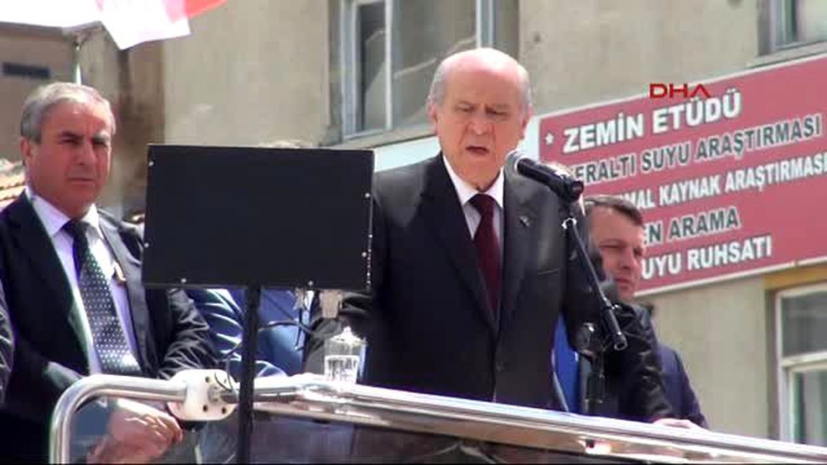 Çankırı -Bahçeli Erdoğan Anayasa\'nın Kendisine Çizdiği Sınırları Defalarca İhlal Etmiştir