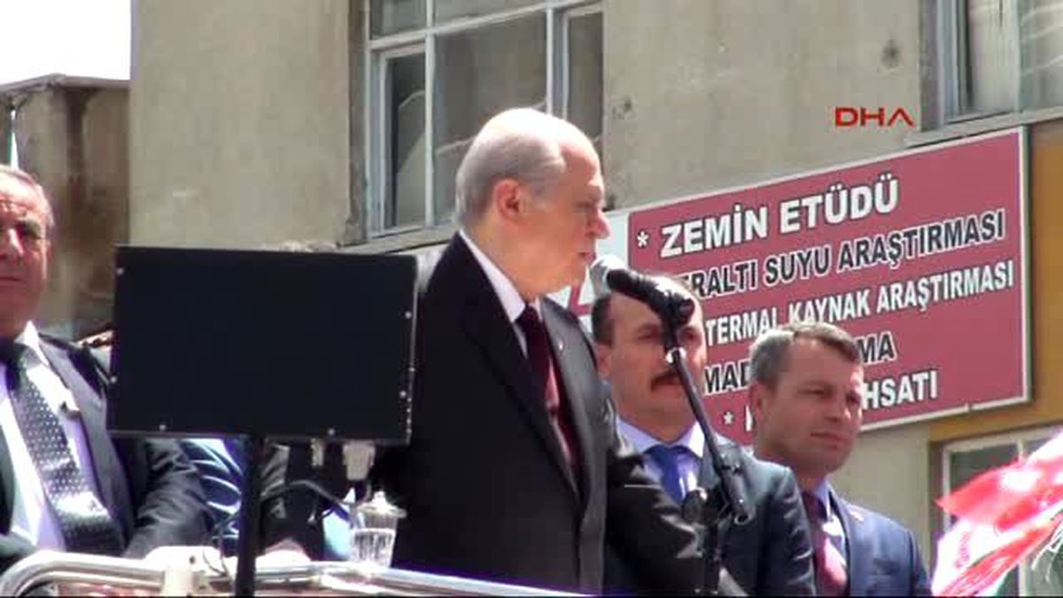 Çankırı -Bahçeli Erdoğan Anayasa\'nın Kendisine Çizdiği Sınırları Defalarca İhlal Etmiştir