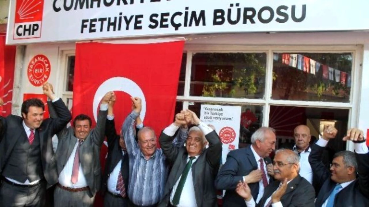 CHP Fethiye Seçim Bürosu Açıldı