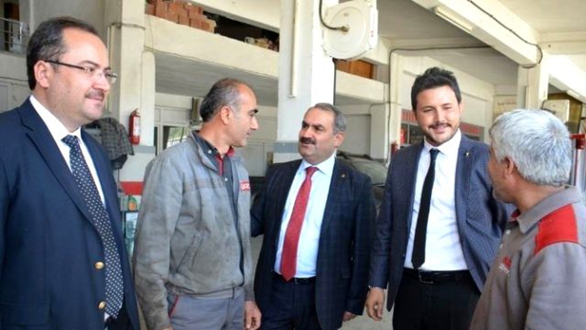 Etyemez ve Kaya Ereğli\'de Sanayi Esnafını Ziyaret Etti