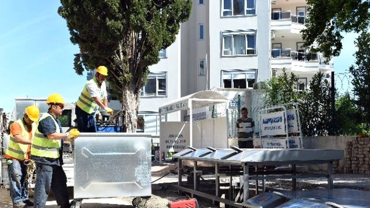 Kırcami\'ye Yer Altı Konteyneri
