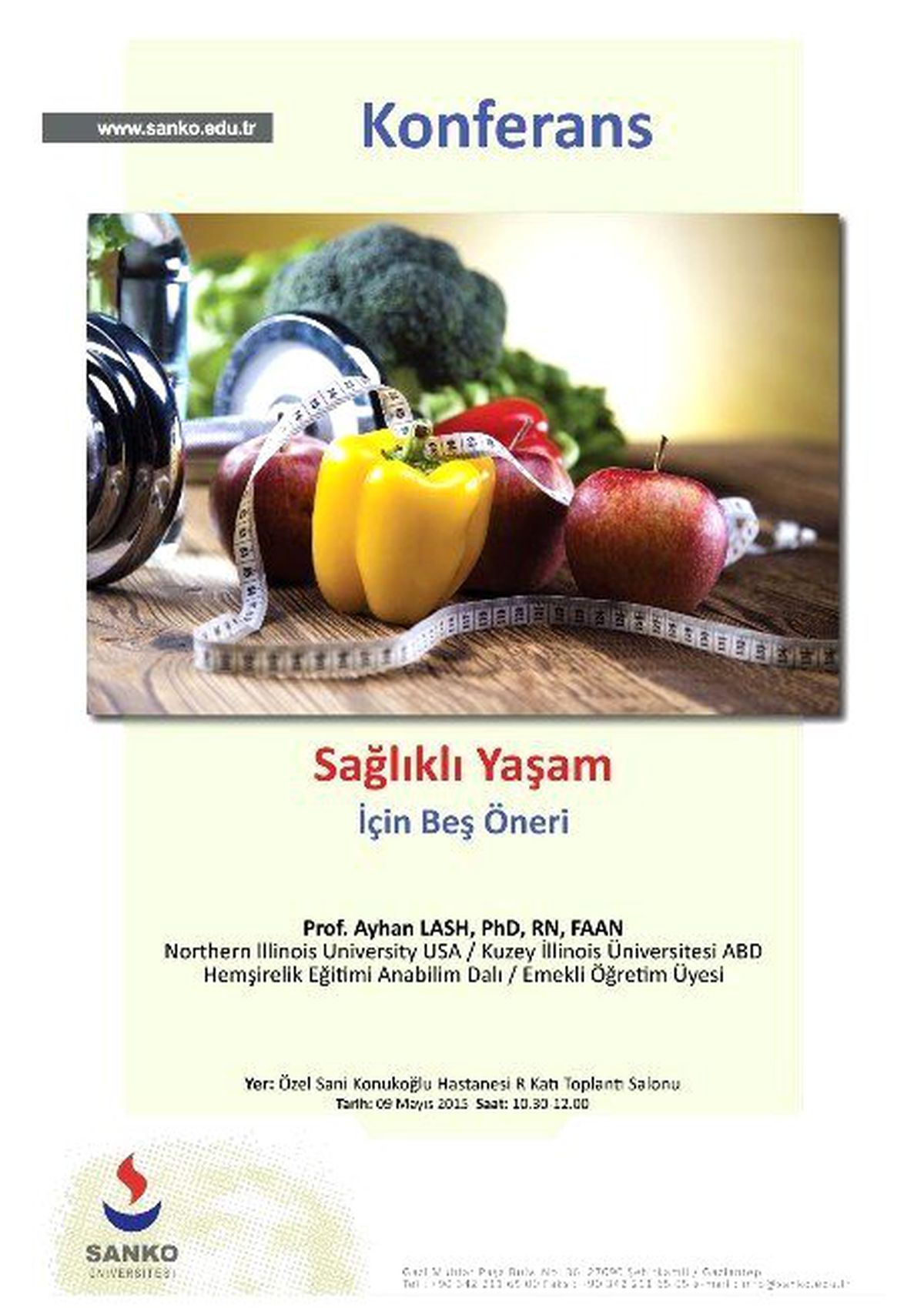 Sanko Üniversitesinde Halka Açık Konferans