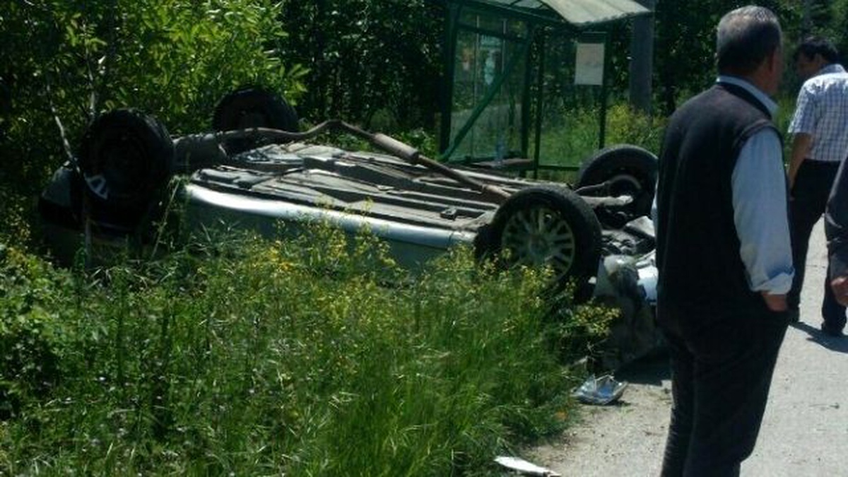 Ters Takla Atan Otomobilden Yara Almadan Kurtuldu