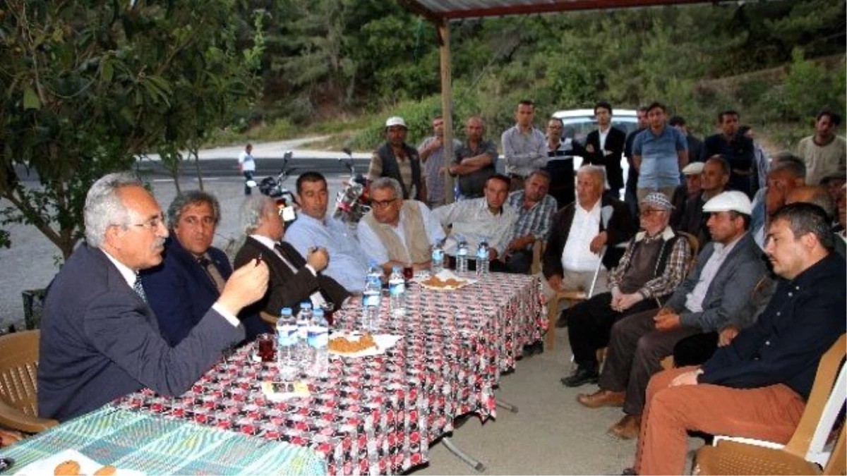 AK Parti Adayı Aydın, Gazipaşa\'da Esnaf ve Köylüyle Buluştu