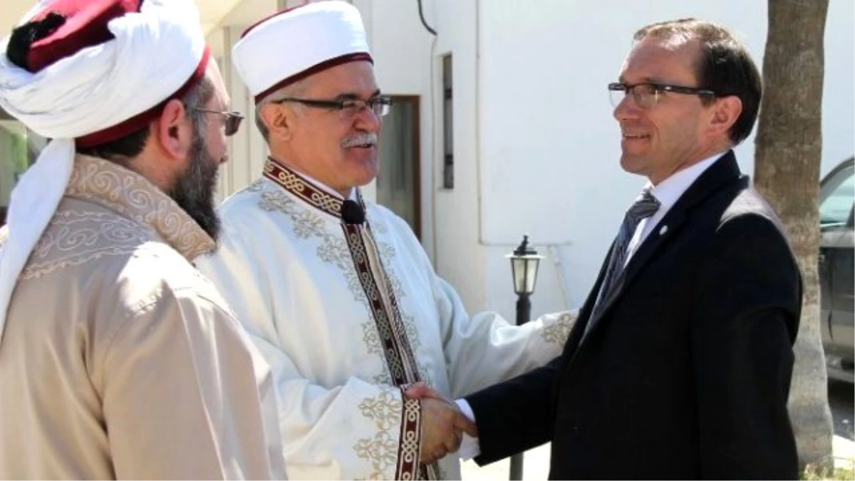 Bmgs\'nin Kıbrıs Özel Danışmanı Eide KKTC Din İşleri Başkanı Atalay\'ı Ziyaret Etti