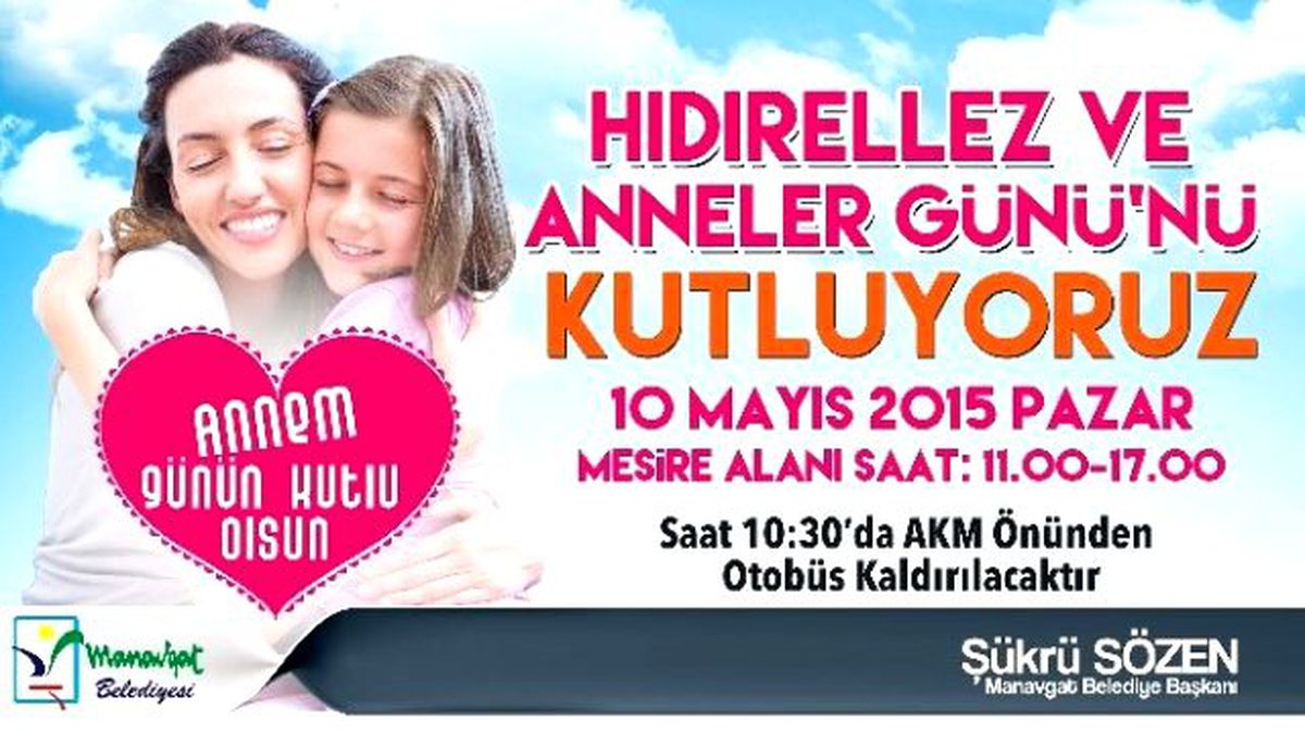 Manavgat Belediyesi\'nden Anneler Gününde Çifte Eğlence