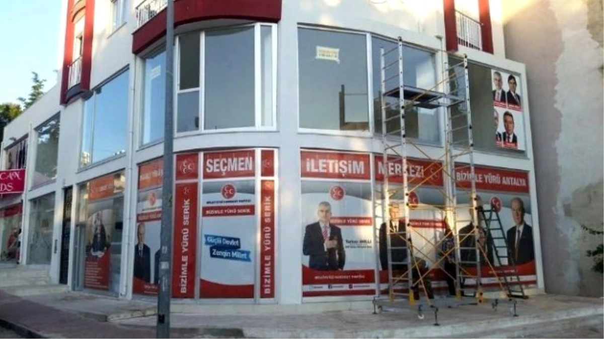 MHP\'li Akıllı, Serik\'te Seçim Ofisini Açıyor