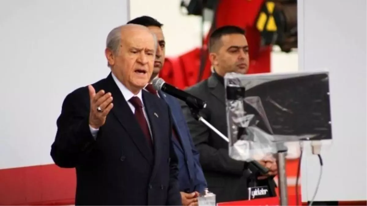 Devlet Bahçeli Bursa\'da Halka Hitap Etti