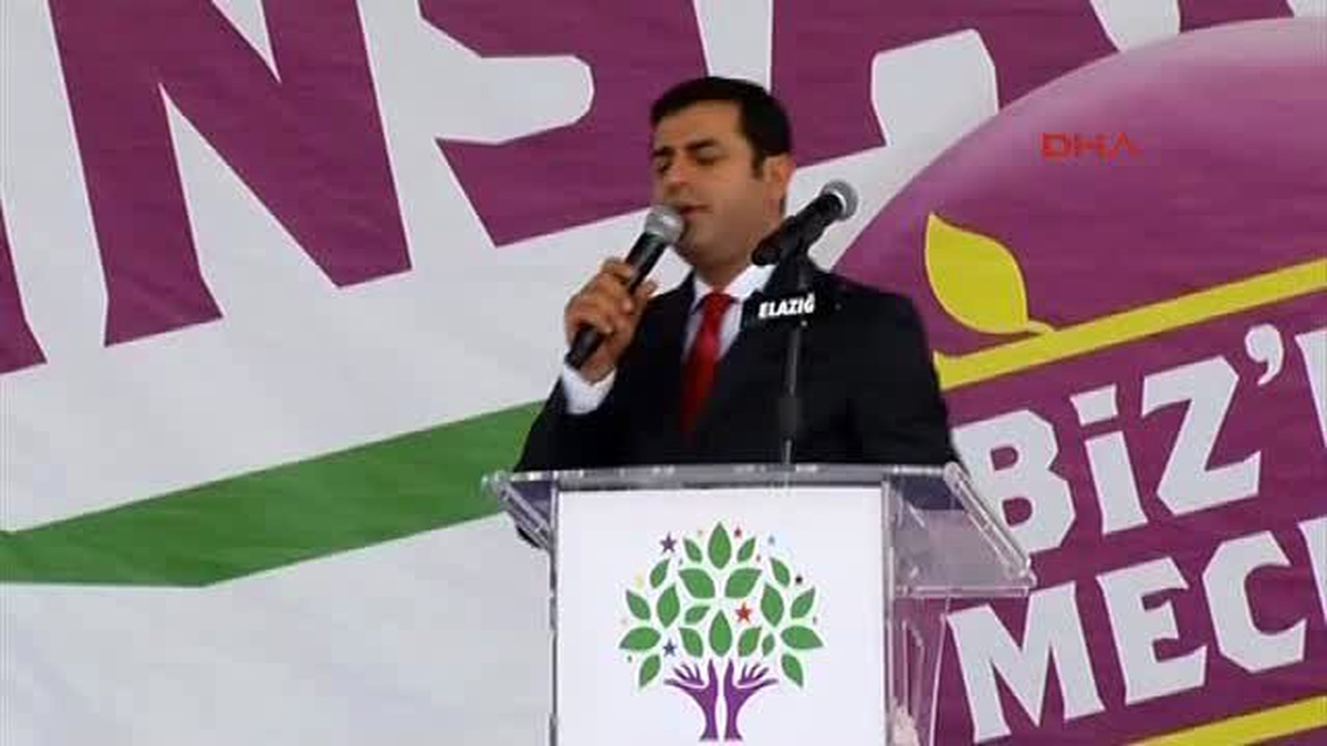 Elazığ- Demirtaş Mitingde Payımız Var Cumhurbaşkanı\'na da Başbakan\'a da Bu Dünyada da Öbür Dünyada...