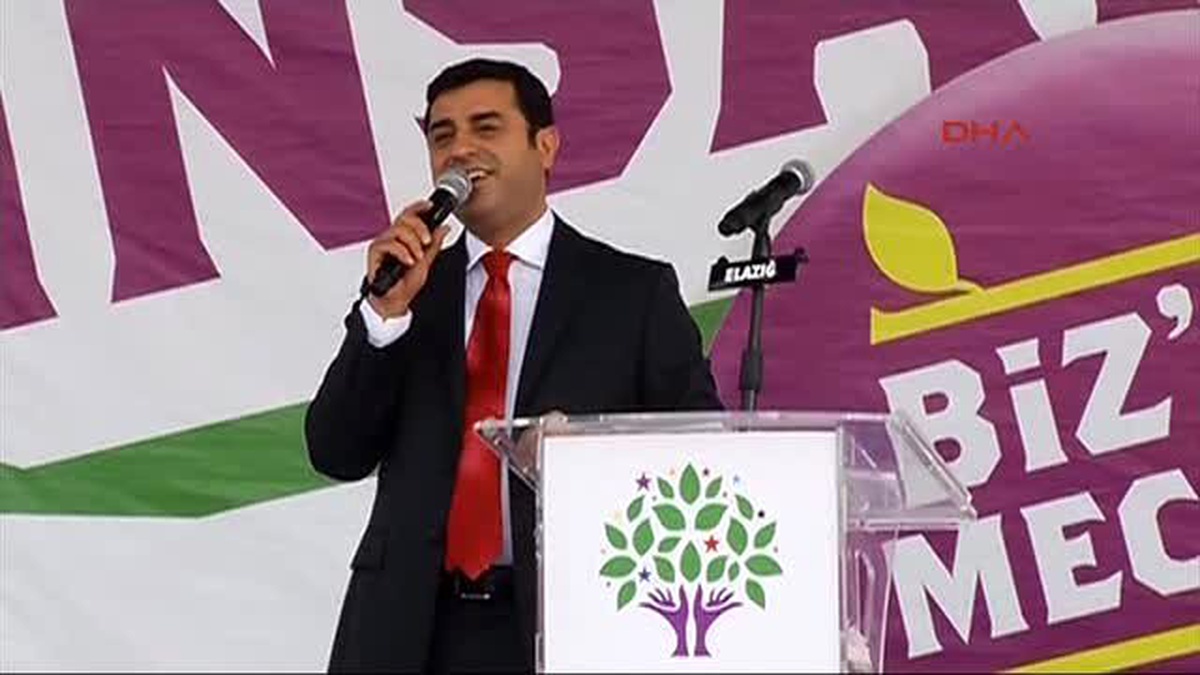 Elazığ- Demirtaş Mitingde Payımız Var Cumhurbaşkanı\'na da Başbakan\'a da Bu Dünyada da Öbür Dünyada...