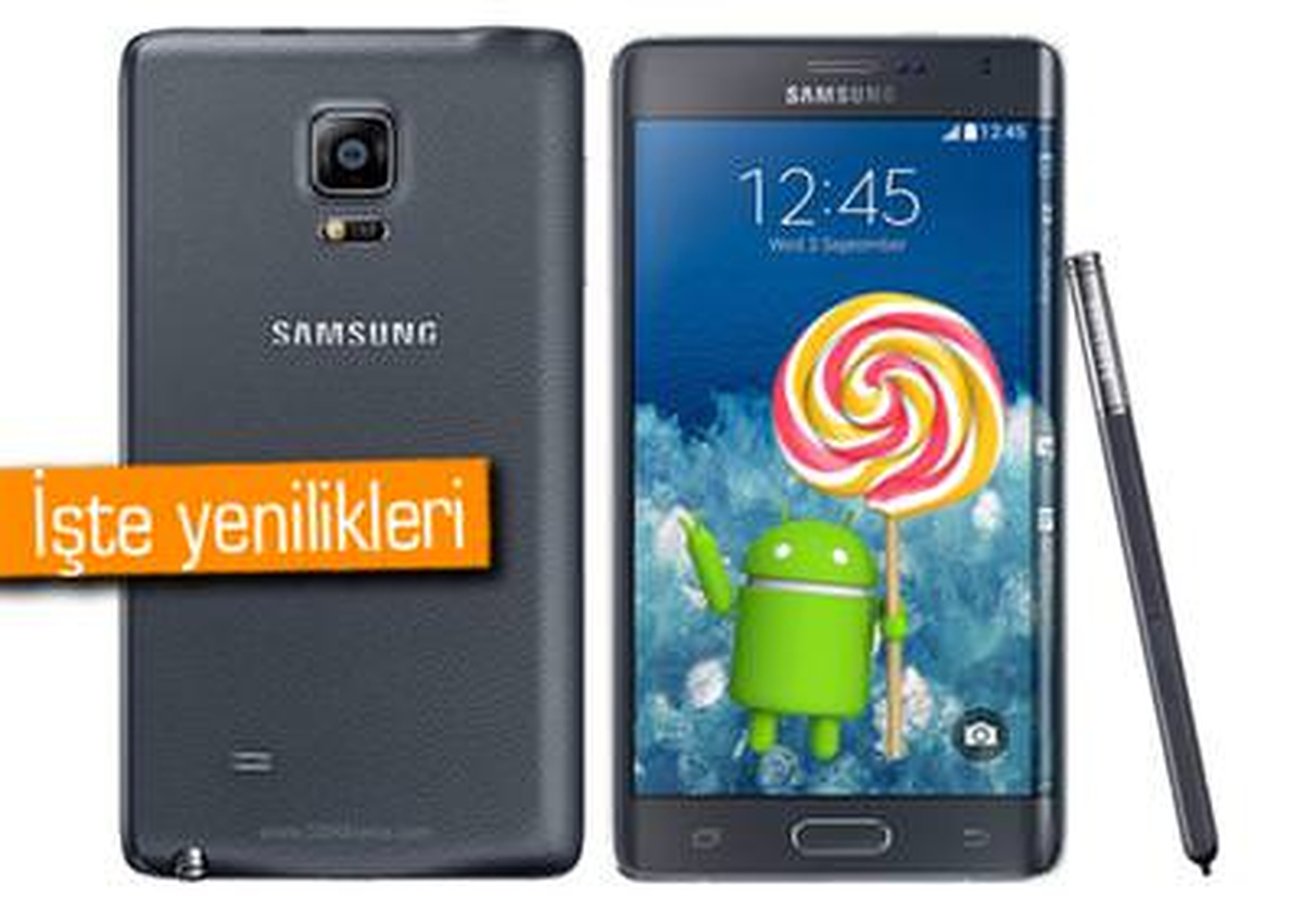 Galaxy Note Edge İçin Lollipop Ülkemizde de Yayınlandı