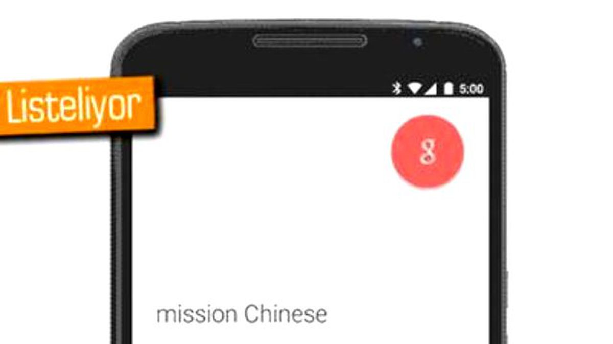 Google Search Yiyecek Siparişi İçin Güncellendi