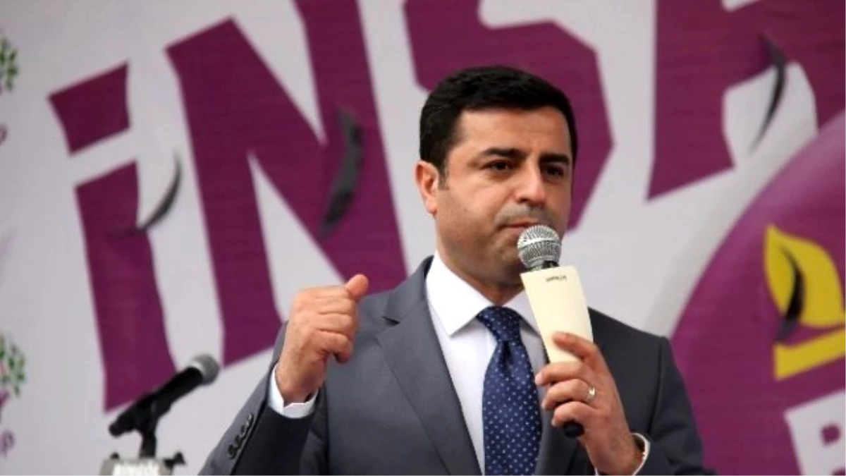 Hdp Eş Genel Başkanı Demirtaş Bingöl\'de