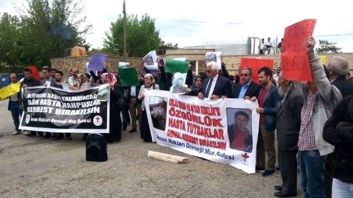 İHD Muş Şubesi, Hasta Mahkumlara Özgürlük İstedi
