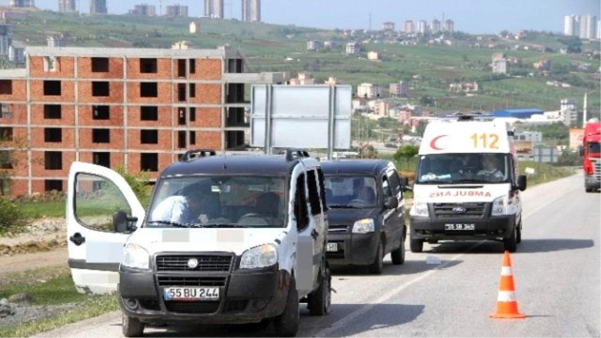 Samsun\'da Trafik Kazası: 1 Yaralı