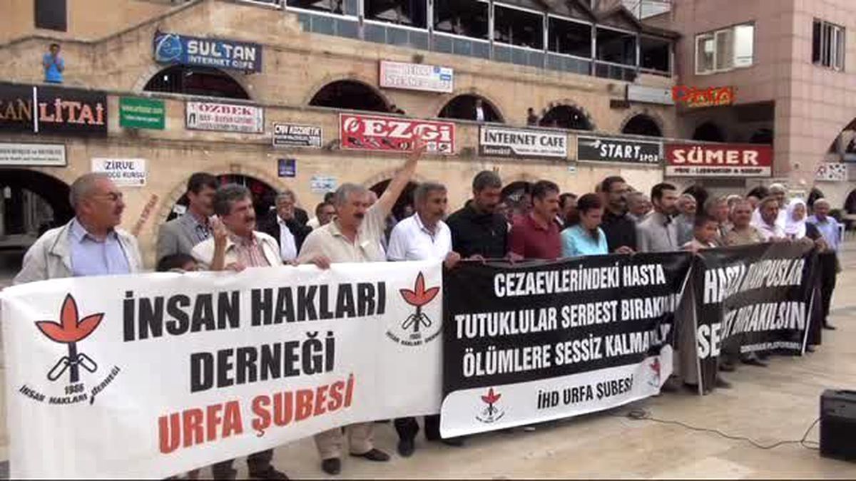 Şanlıurfa?da Hasta Mahkumlar İçin Eylem