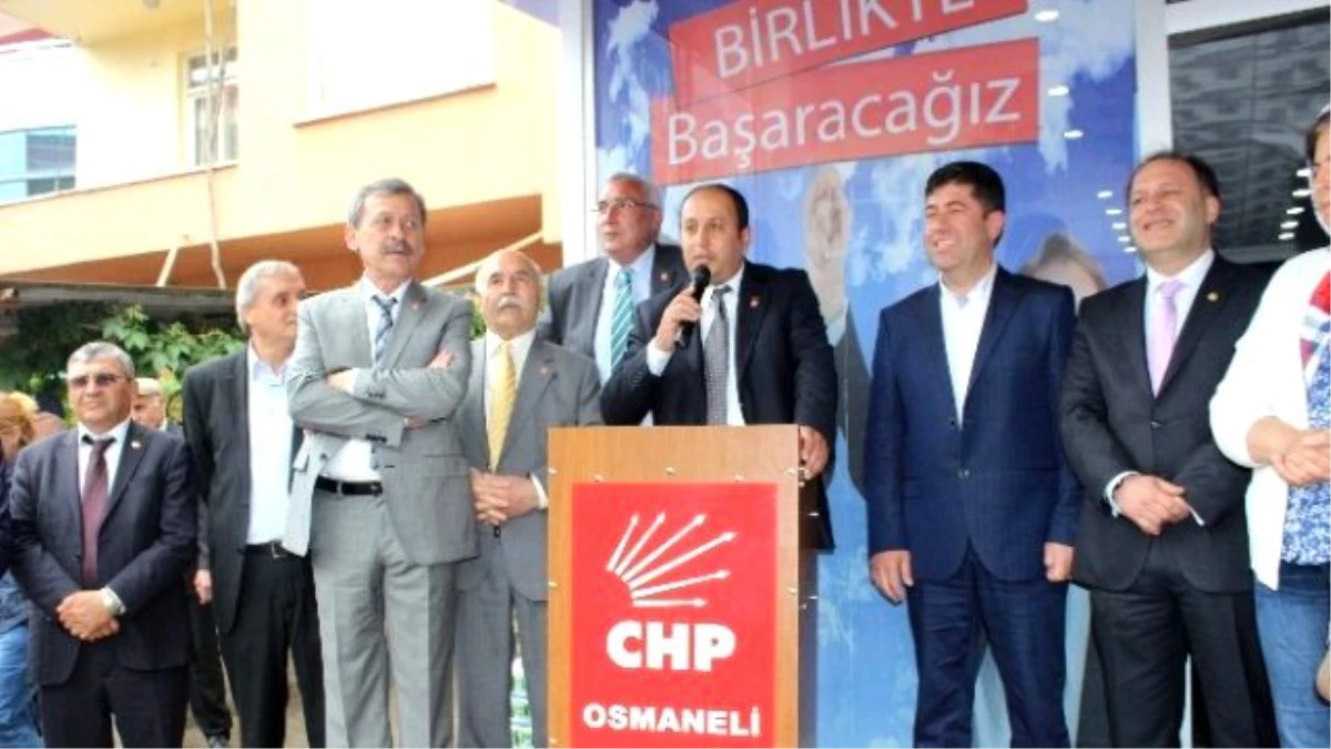 CHP Osmaneli\'de Seçim Bürosunu Açtı