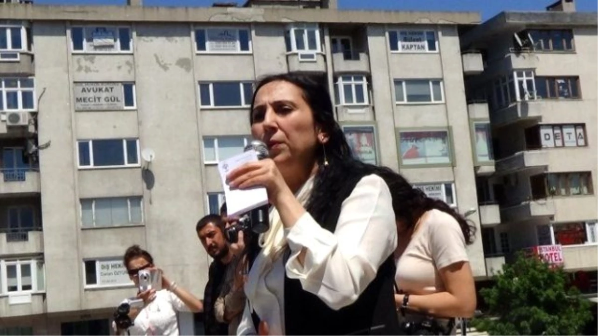 Hdp Eş Başkanı Yüksekdağ, Çorlu\'da Vatandaşlara Seslendi