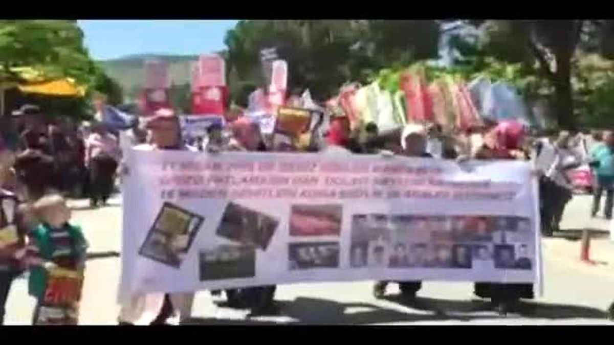Soma\'da Yıldönümü Öncesinde Protesto