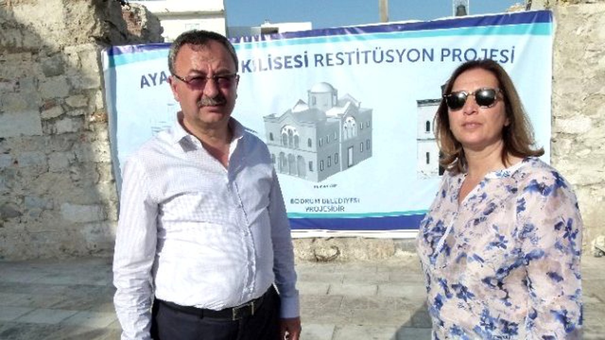 Bodrum Ak Parti, Aya Nikola Kilisesine El Attı