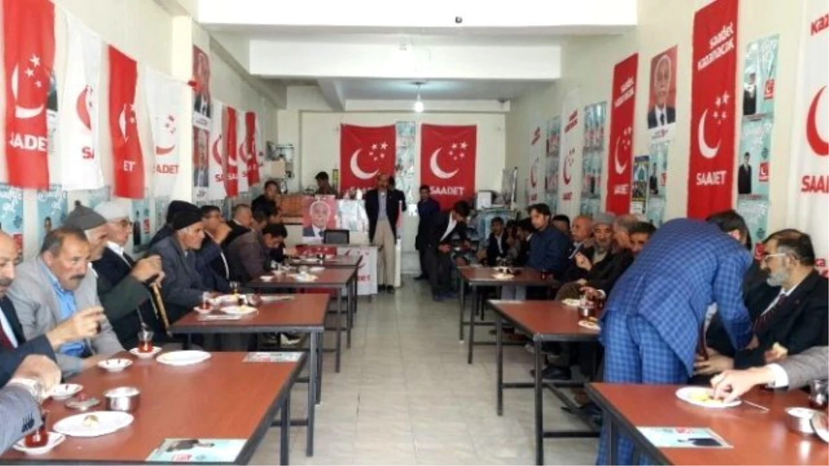 Saadet Partisi Gevaş\'ta Seçim Bürosu Açtı