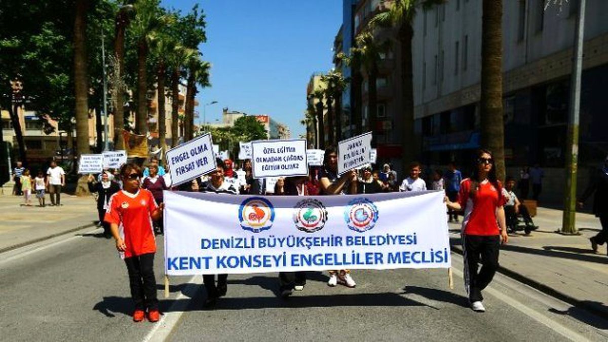 Denizli\'de Engelliler Haftası Kutlanıyor
