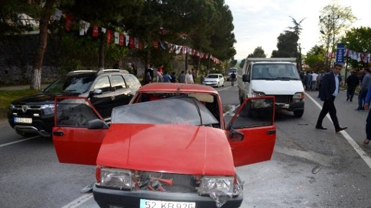 Fatsa\'da Kaza: 2 Yaralı