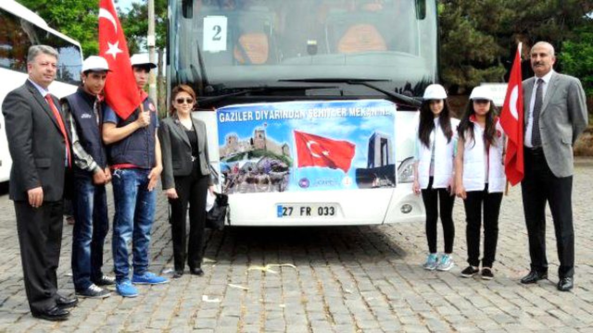 Gaziantep\'te Polisten Öğrencilere Çanakkale Gezisi