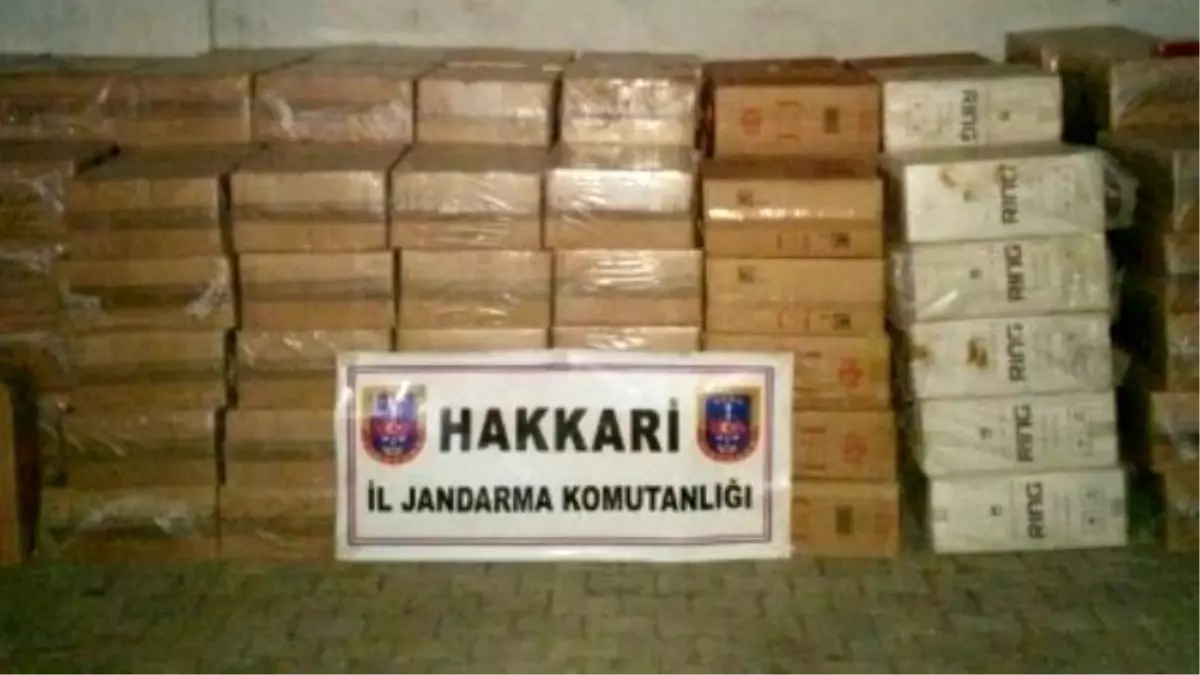 Hakkari\'de Kaçakçılık Operasyonu