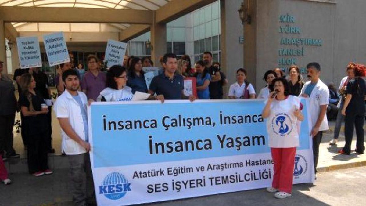 Hemşireler Sorunlarının Çözülmesini İstedi