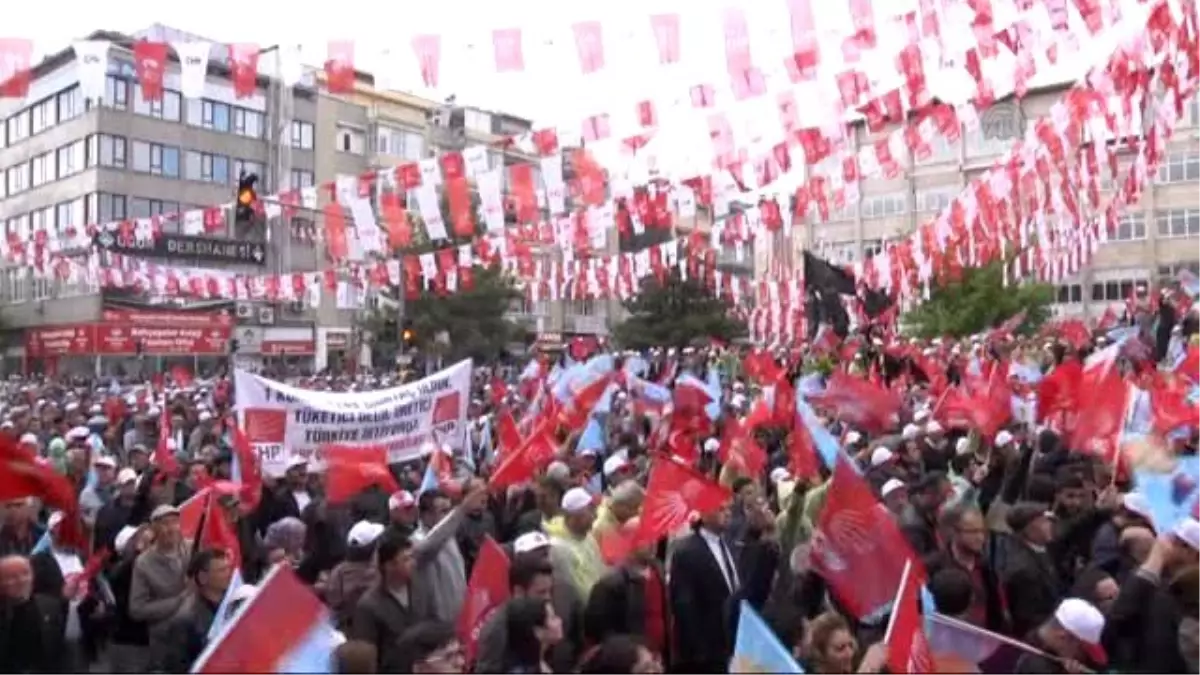 Kılıçdaroğlu, CHP\'nin Mitingine Katıldı