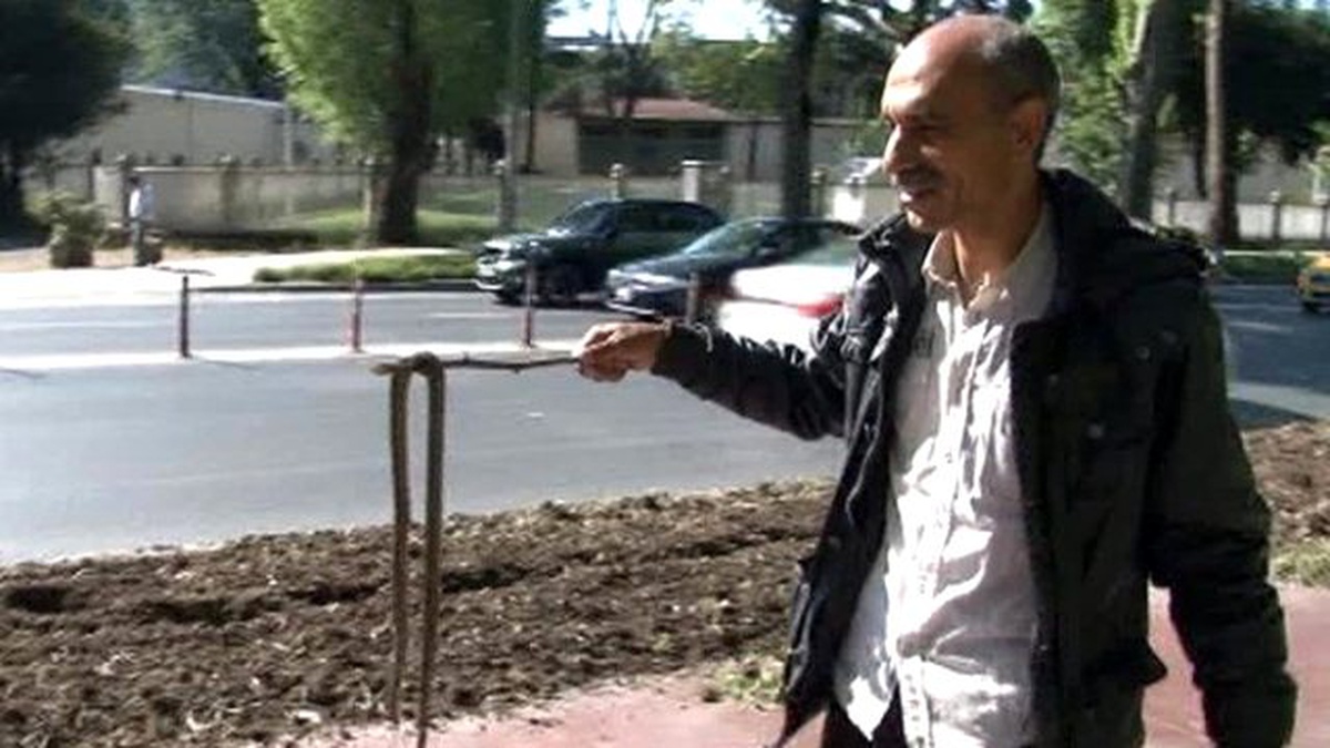 Öldürdüğü Yılanla Beşiktaş\'ta Tur Attı