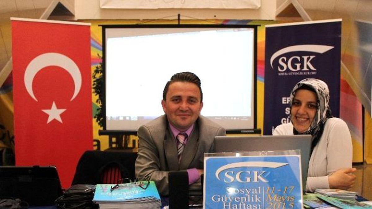 Sgk\'dan Bilinçlendirme Standı