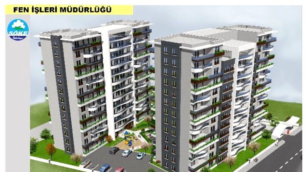 Söke Belediyesi\'nin Konut Projesi İhale Aşamasında