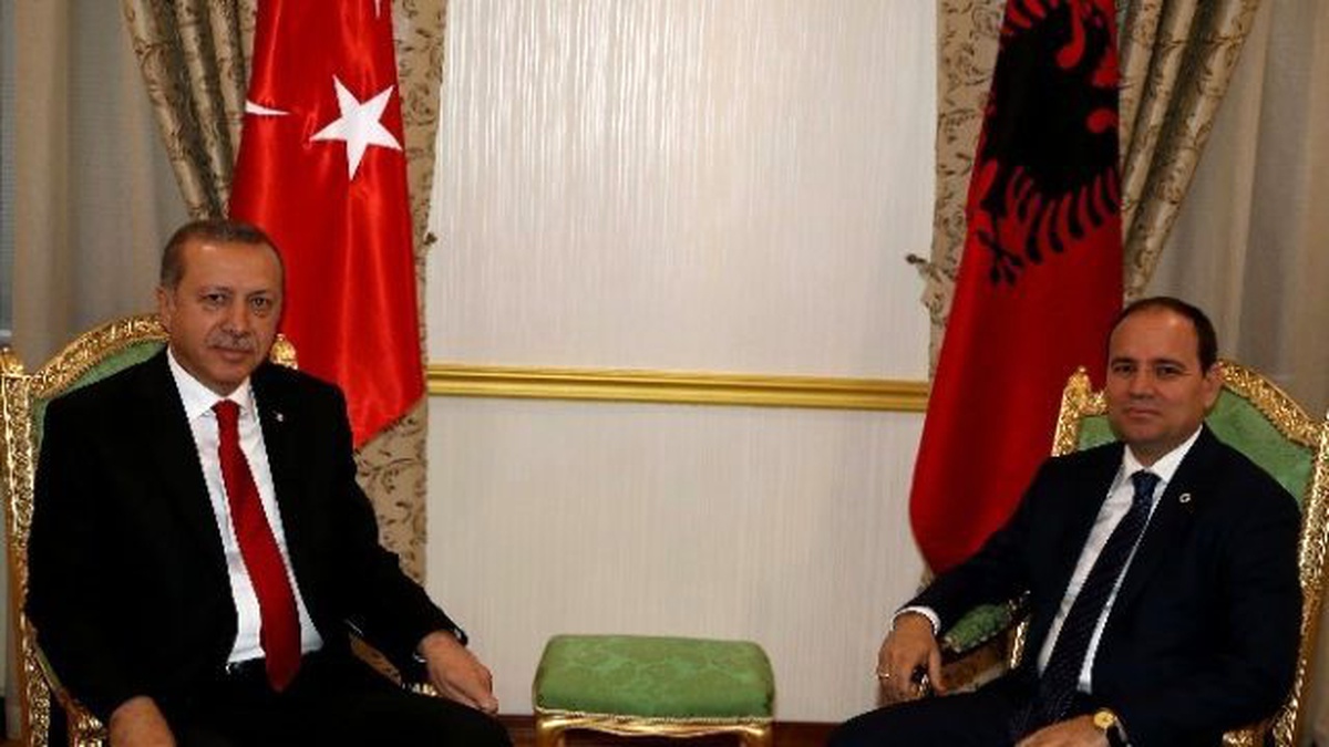 Cumhurbaşkanı Erdoğan Arnavut Mevkidaşı ile Görüştü