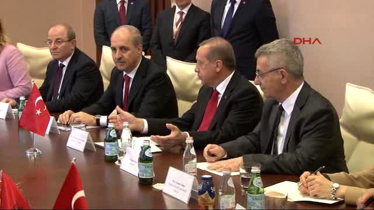 Cumhurbaşkanı Erdoğan Arnavutluk\'ta Heyetler Arası Görüşmelerde Bulundu