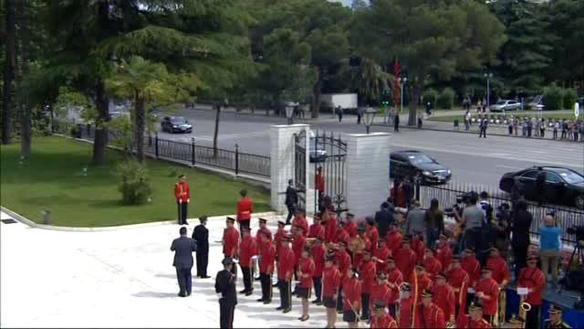 Cumhurbaşkanı Erdoğan Arnavutluk\'ta Resmi Törenle Karşılandı