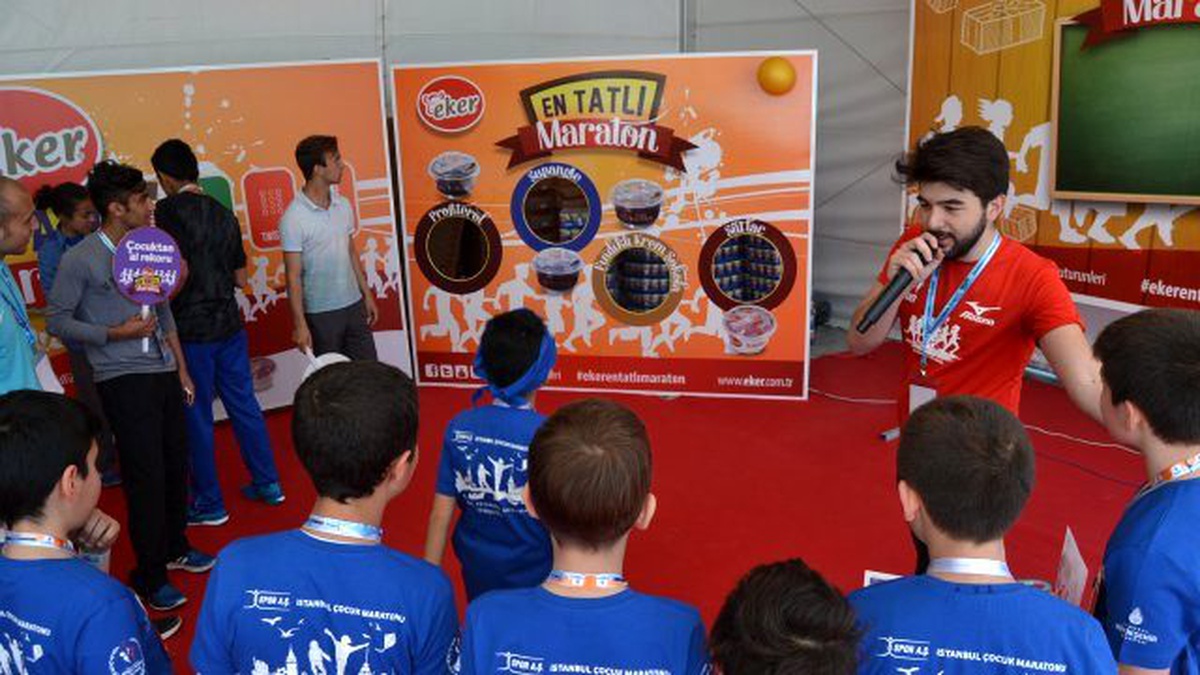 Eker, İstanbul Çocuk Maratonu\'na Renk ve Lezzet Kattı