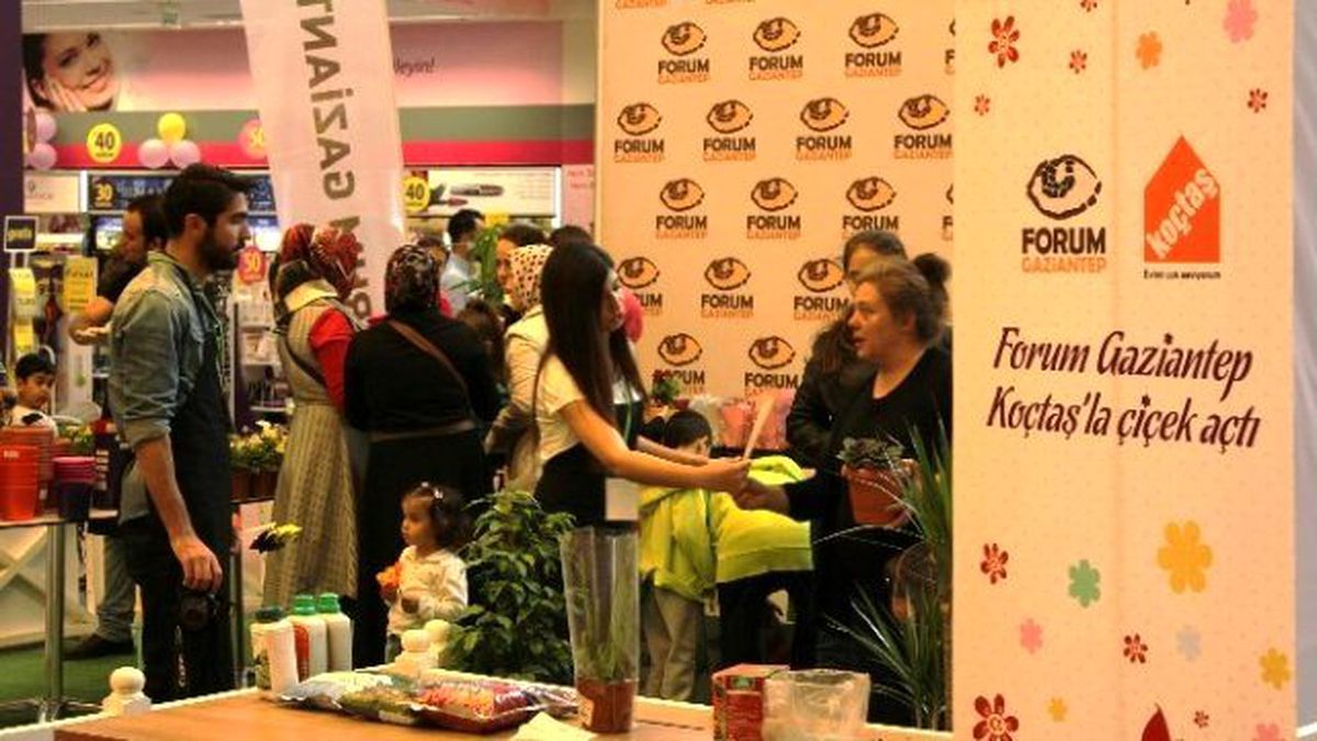 Forum Gaziantep Koçtaş'la Çiçek Açtı