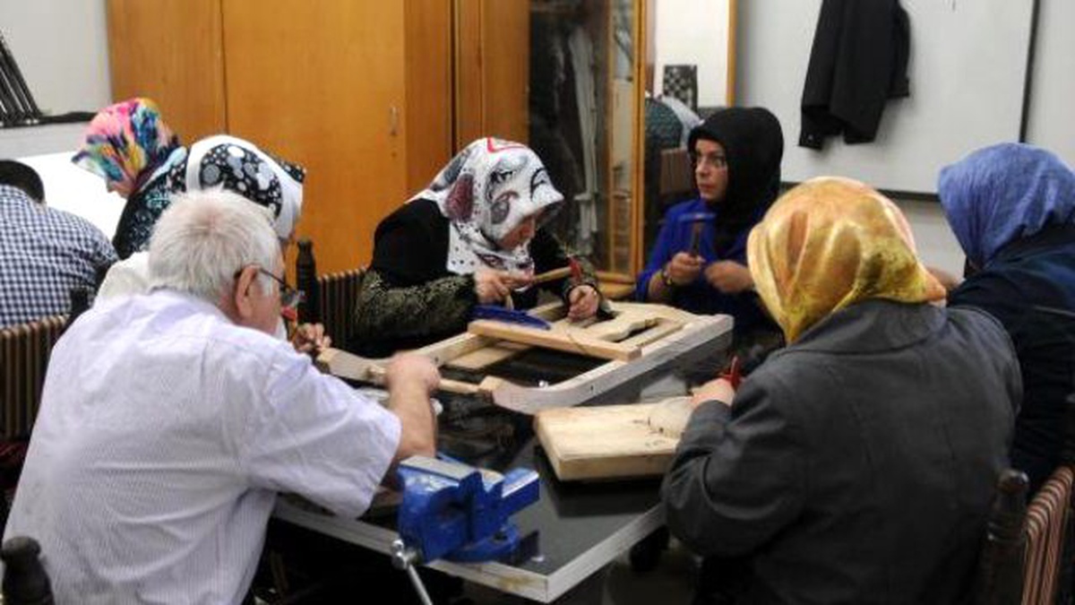 Gaziantep\'te Türk Motifleri Kursiyerleri Sertifikalarını Aldı