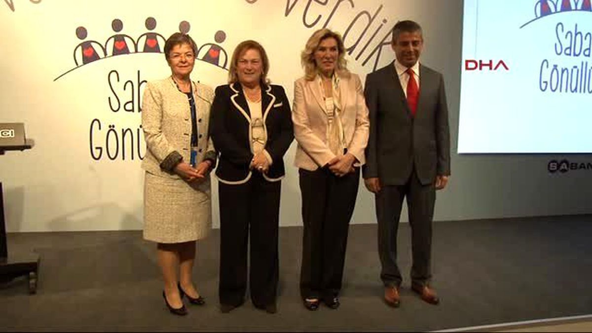 Güler Sabancı "Sabancı Gönüllüleri" Projesini Tanıttı